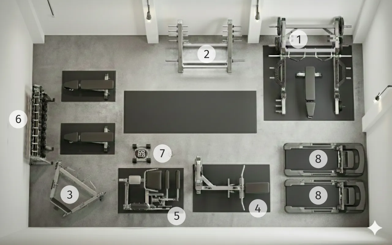 設置マシンのご案内：Nat’s FITNESS CENTER（ナッツ・フィットネスセンター）